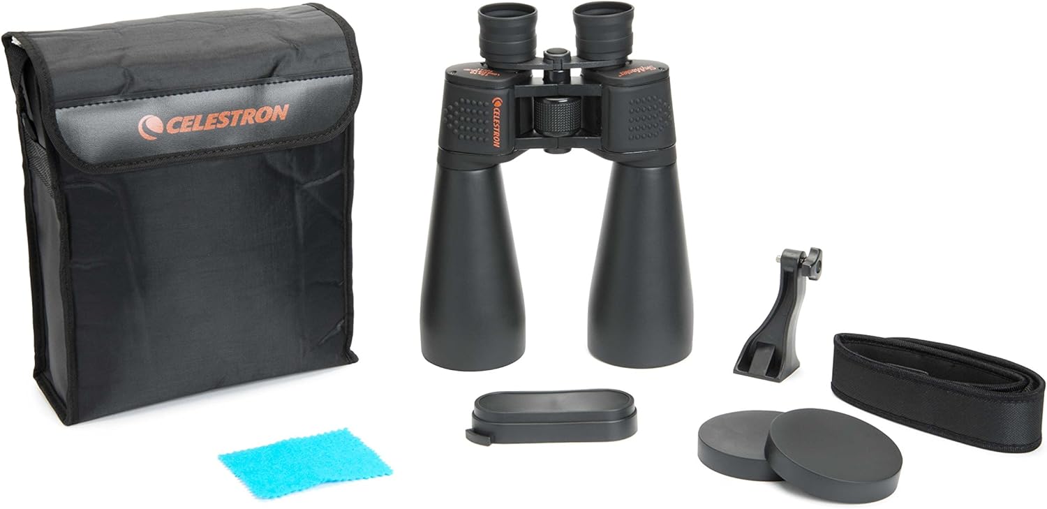 Celestron - SkyMaster Giant 15x70 Binoculars - Top Rated Astronomy Binoculars - Binoculars for Stargazing and Long Distance Viewing - Includes Tripod Adapter and Case : Camera & Photo