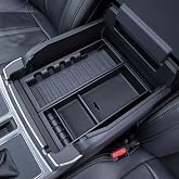 PIMCAR Compatible with Ford 2015-2020 F150, 2017-2022 F250 F350 F450, 2018-2024 Expedition Center Console Organizer Insert Tray Pallet Storage Accessories (Work Great with The Factory Tray)-One Piece