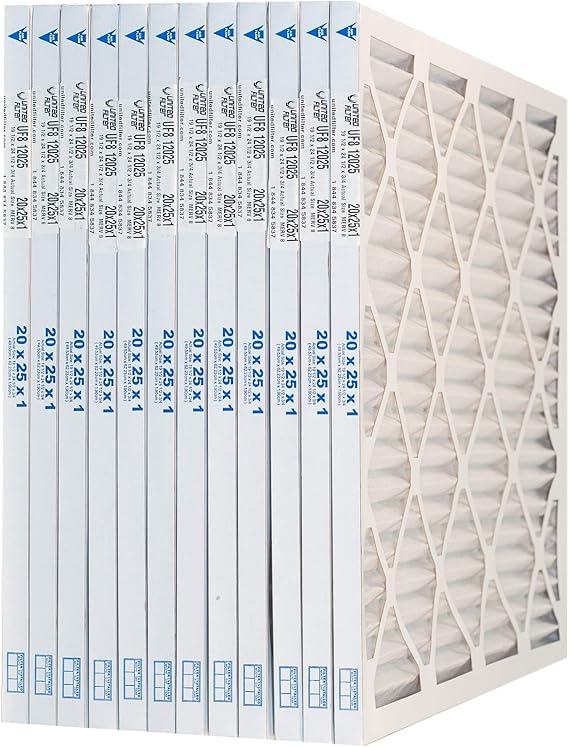 20x25x1 Furnace Filter Best Pricing Made in Canada Case of 12
