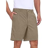 Little Donkey Andy Men's Bermuda 9 Inch Lightweight Quick Dry Stretch Shorts Golf Hiking Travel