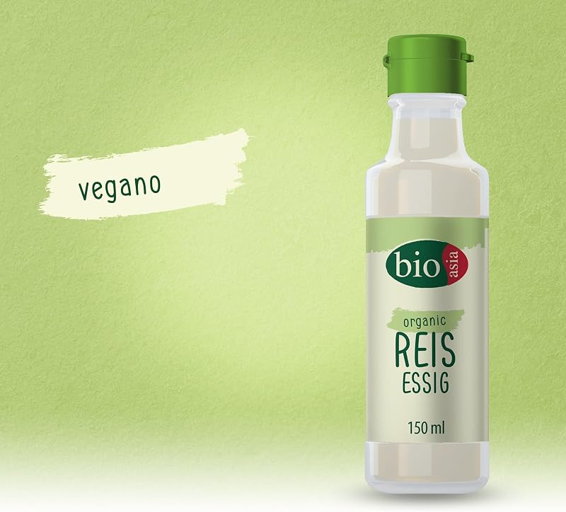 Vinagre de arroz biológico, vinagre para temperar e realçar arroz de sushi, vegan, 1 x 150 ml — foto 2 de 4
