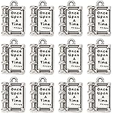 SUNNYCLUE 1 Box 80Pcs Book Charms Inspirational Message Graduation Book Charm Bulk School Pendants for Jewelry Making DIY Earrings Bracelet Necklace Craft Women Adult