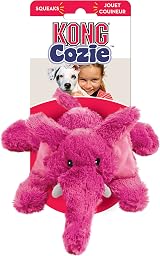 KONG Cozie Elmer Elephant Indoor Cuddle Squeaky Plush Toy Small view 3