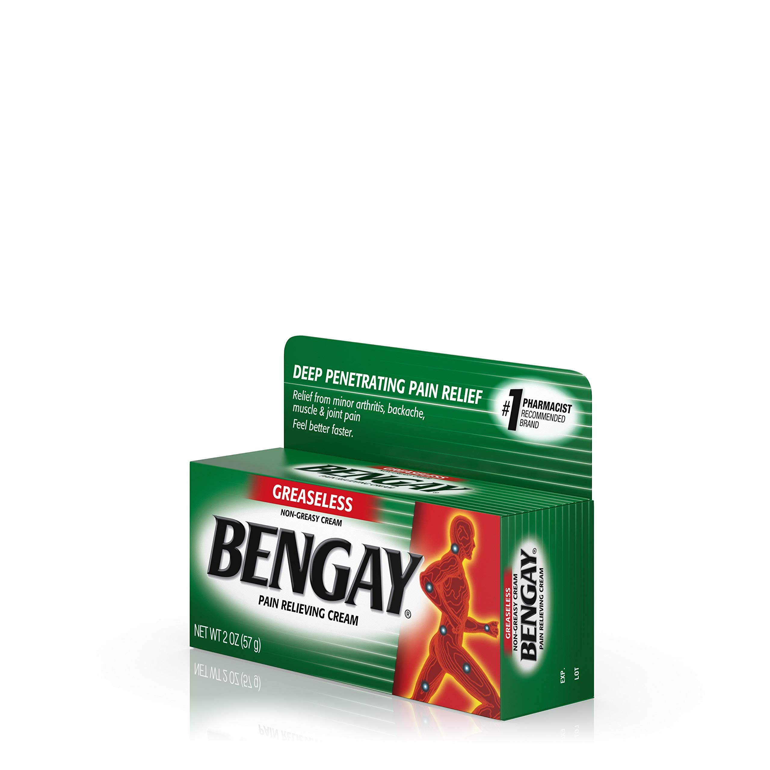 Bengay Pain Relieving Cream, Greaseless2 oz Buy Online in UAE. Hpc