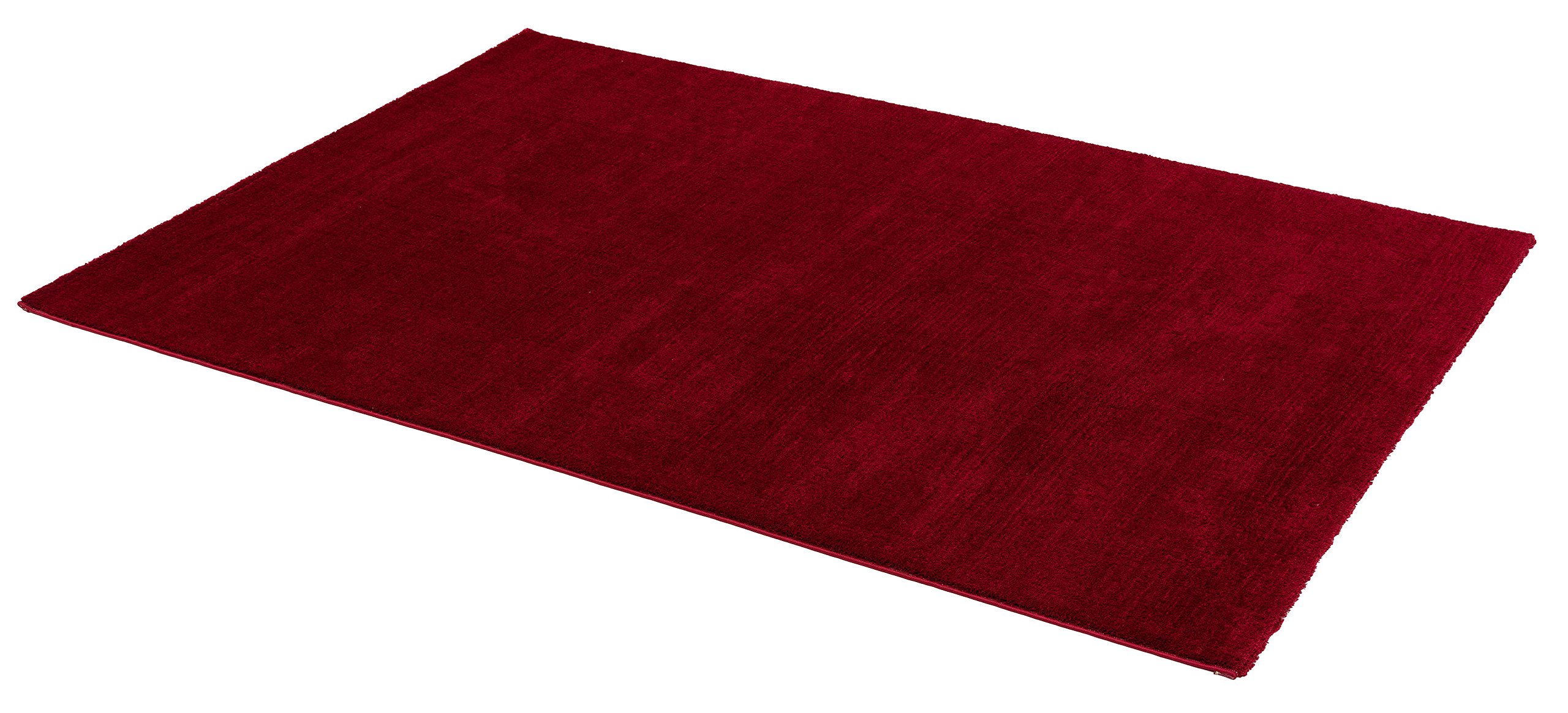 ASTRA Pisa Woven Rug Polyester, Polyester, red, 60 x 110 x 1,3 cm