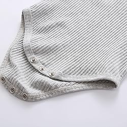 Newborn Baby Boy Girl Clothes Ribbed Knitted Cotton