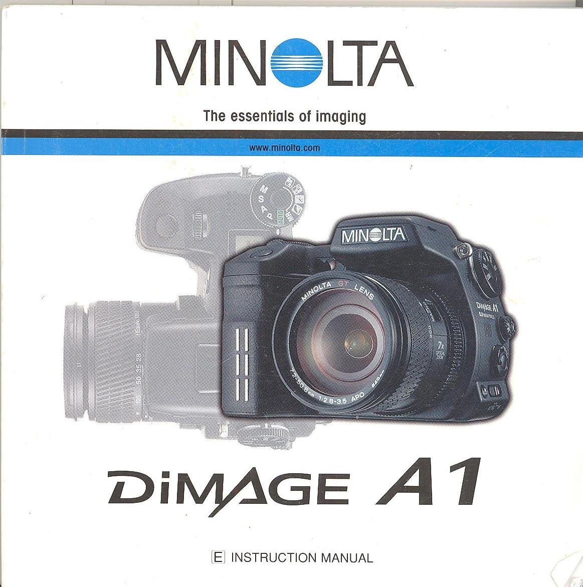 Konica Minolta Dimage A1 Original Instruction Manual: Inc Konica Minolta  Camera: Amazon.com