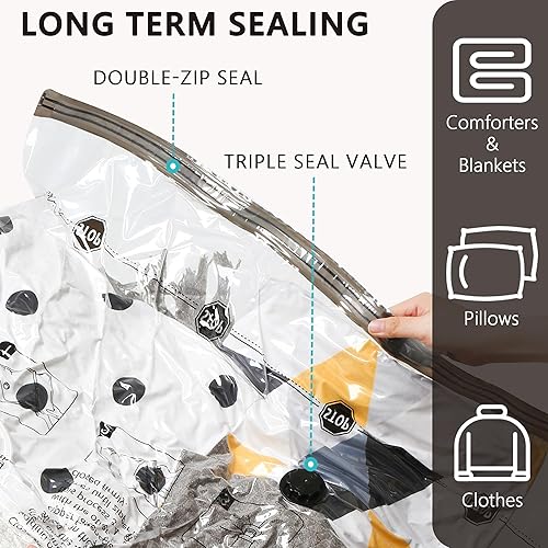 Amazon Vacuum Seal Bags For Pillows Vacuum Storage Bags Large