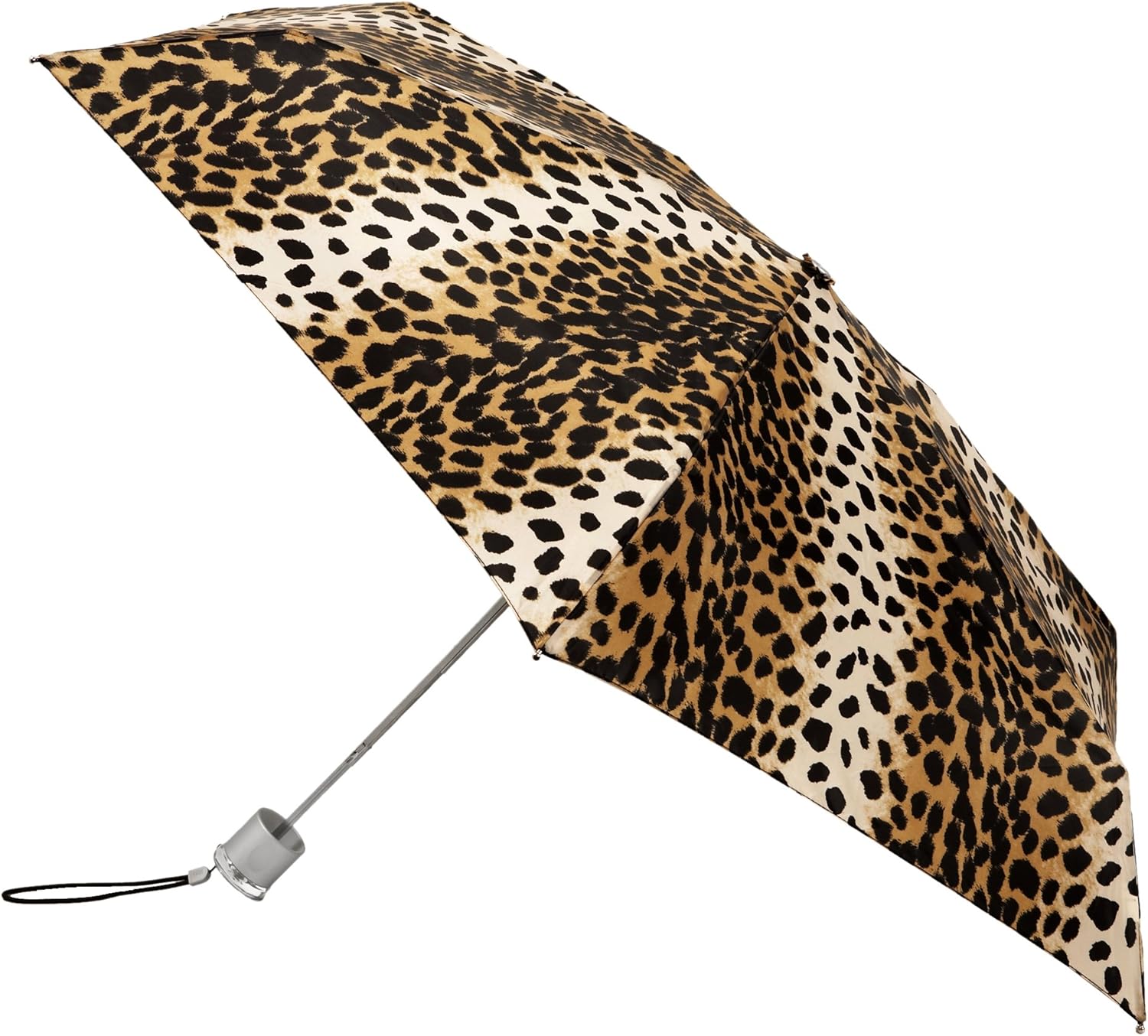 Totes Micro Umbrella, Leopard, One Size