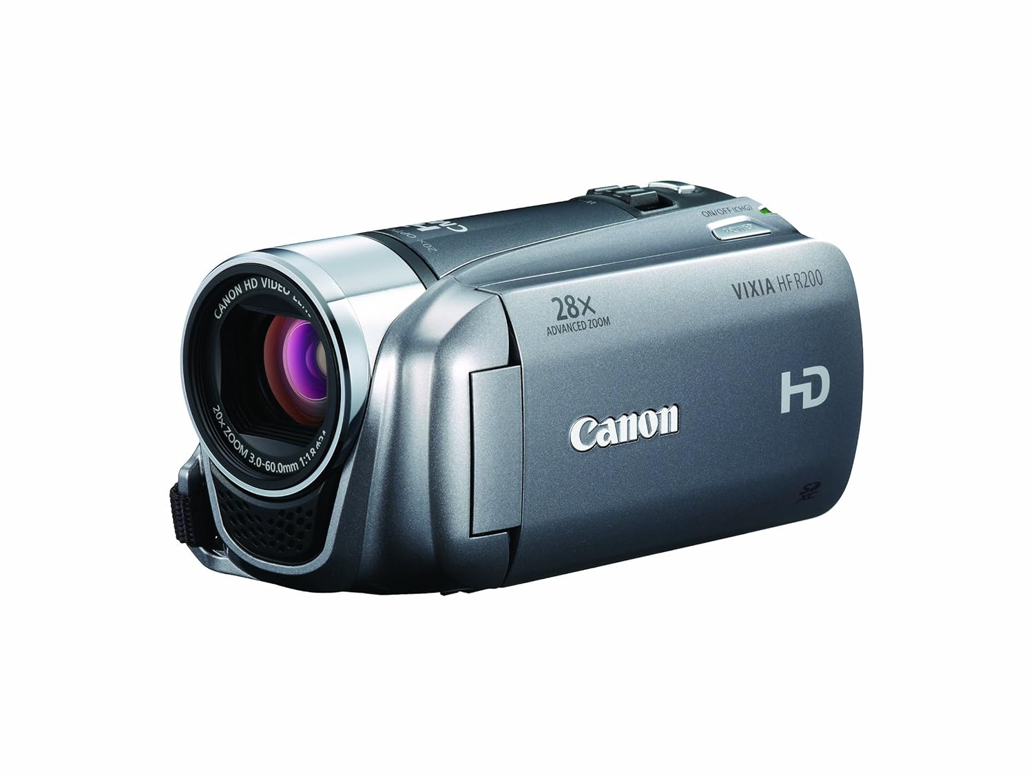 Amazon.com : Canon VIXIA HF R200 Full HD Camcorder with Dual SDXC Card  Slots : Camera & Photo