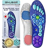 Akusoli Insoles for Woman, Magnetic Shoe Insert, High Arch Support Inserts for Flat Feet, Work Boots Standing All Day, Foot Inserts, Plantillas para Zapatos, Gifts for Women S/M Women 5–10 Men 5.5–8
