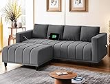 YITAHOME Sectional Couch with Ottoman 82.6" L