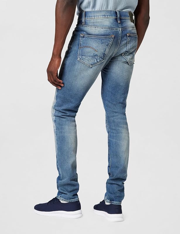 Herren 3301 Slim Jeans, Mehrfarben (Faded new Moon Restored 51001-C052-H443), 29W / 34L — Foto 4 von 6