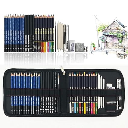 Sketch Pencils For Drawing41 Piece Drawing Pencilscolored Pencils Art Set With Drawing Tool In Pop Up Zipper Caseperfect Gift For Beginners Kids