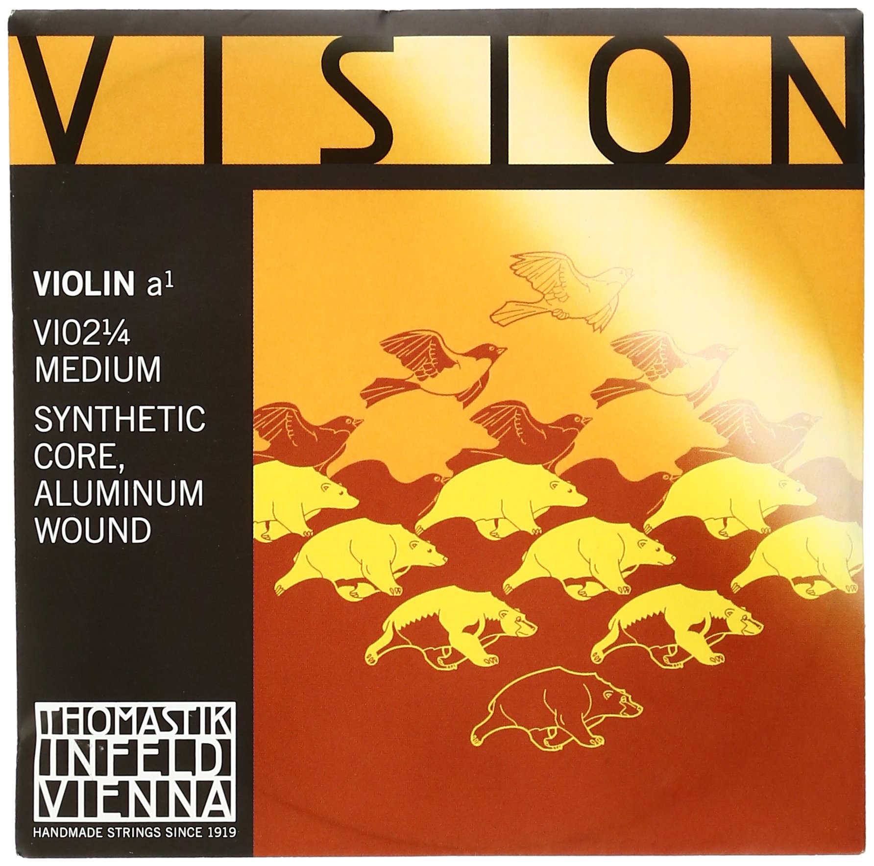 Thomastik single string for 1/4 violin Vision - A-string plastic core, aluminum wound, medium