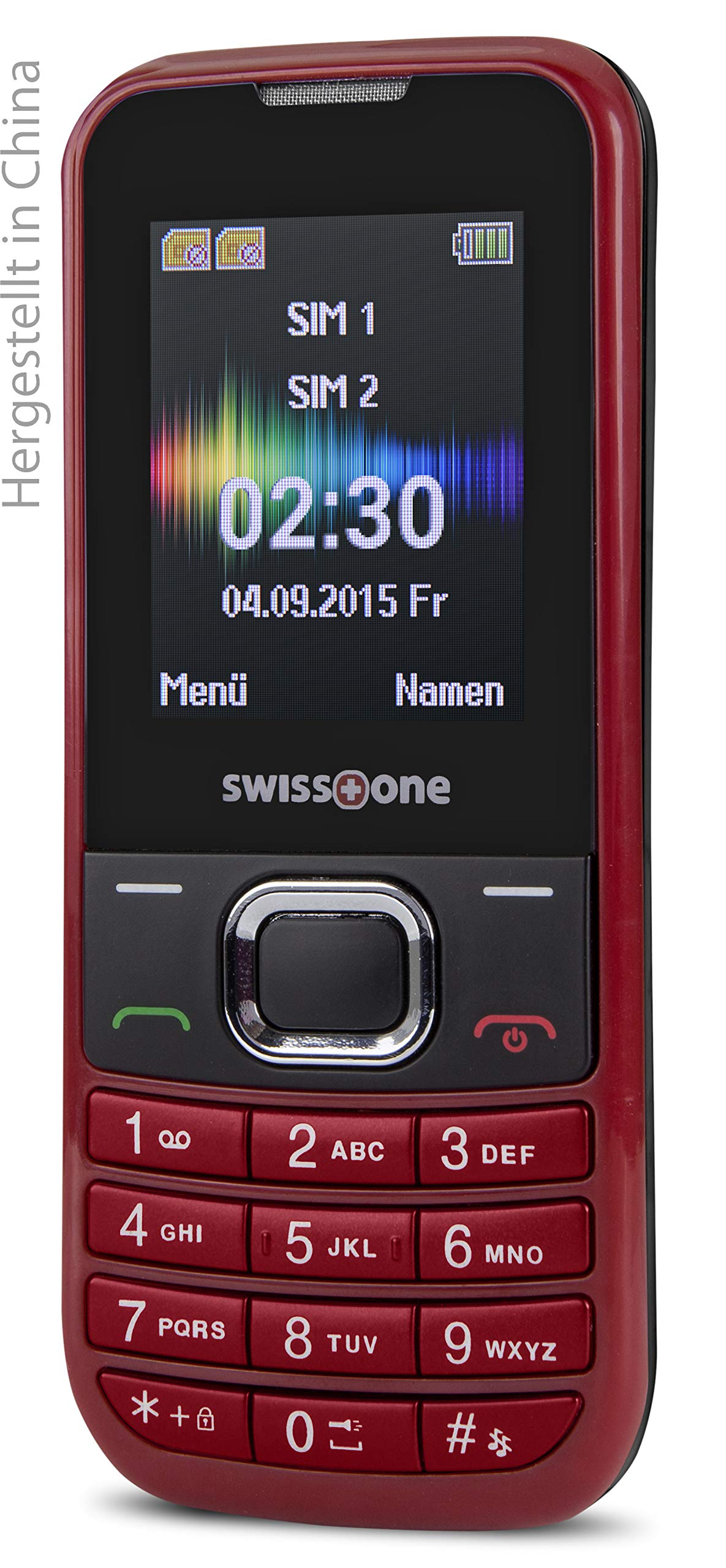 Swisstone 450039 SC 230 Dual SIM Mobile Phone with Extra Large Illuminated Colour Display 4.5 cm