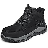 Skechers Men's Santoro Moc Toe Hands Free Slip Ins Boots