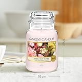 Yankee Candle Fresh Cut Roses Large Jar Scented Candle 150 Hours view 4