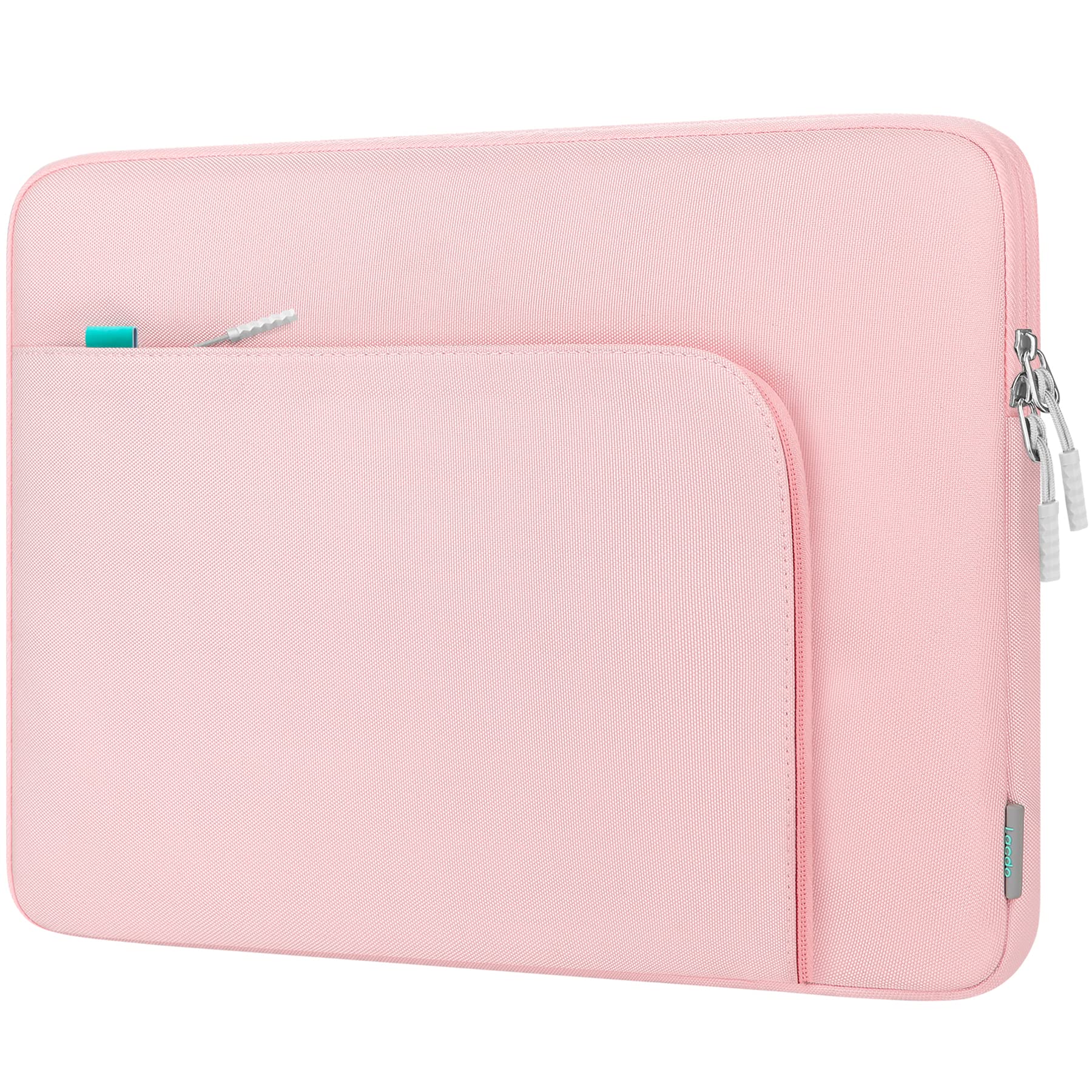 Lacdo 14 inch Laptop Sleeve Computer Case for HP Stream 14, ASUS VivoBook E406MA/ZenBook/Chromebook Flip 14, HP Acer Chromebook 14, Lenovo IdeaPad Slim/ThinkPad Portable Bag, Pink