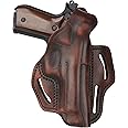 1791 - Beretta 92fs Thumb Break Holster - Right Handed OWB Leather Gun Holster - Fits Beretta 92FS, 90TWO, M9 / CZ 75,75b P07, P10, SP-01, P09