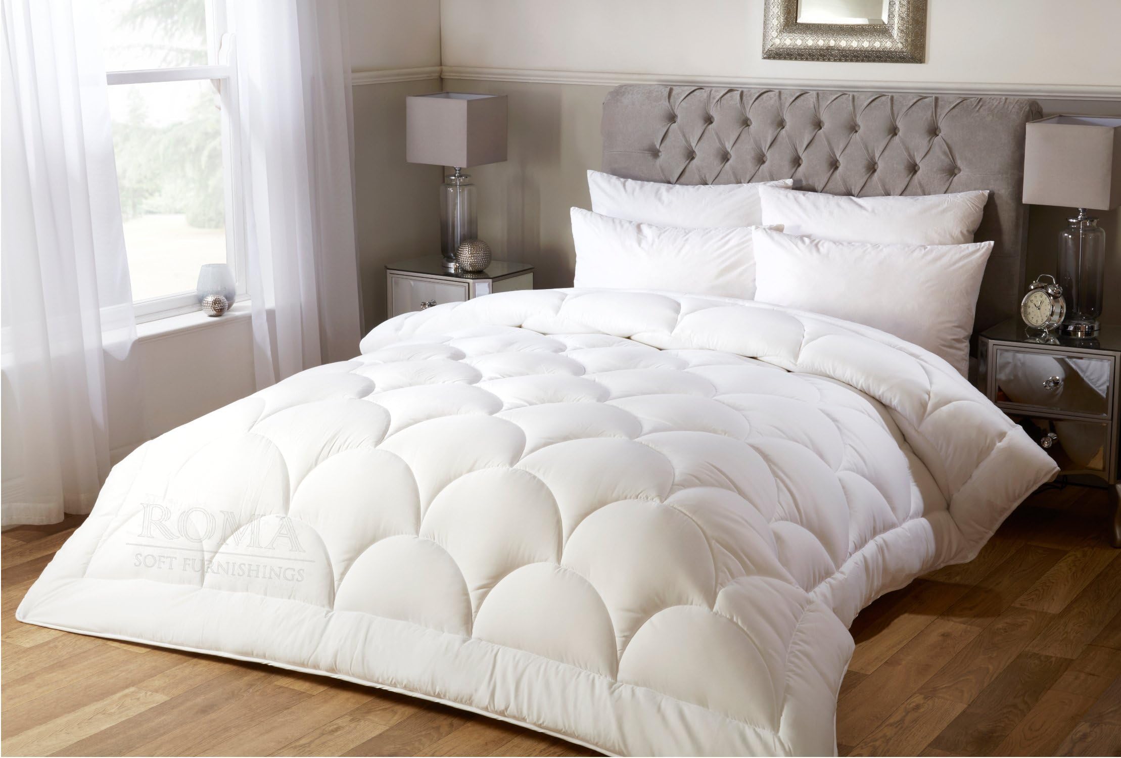 iStyle Mode, Microfibre, White, King 225cm x 220cm