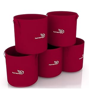 Homecrop Fabric Smart Terrace Grow Bag(12 * 12 inch)-Set of 5