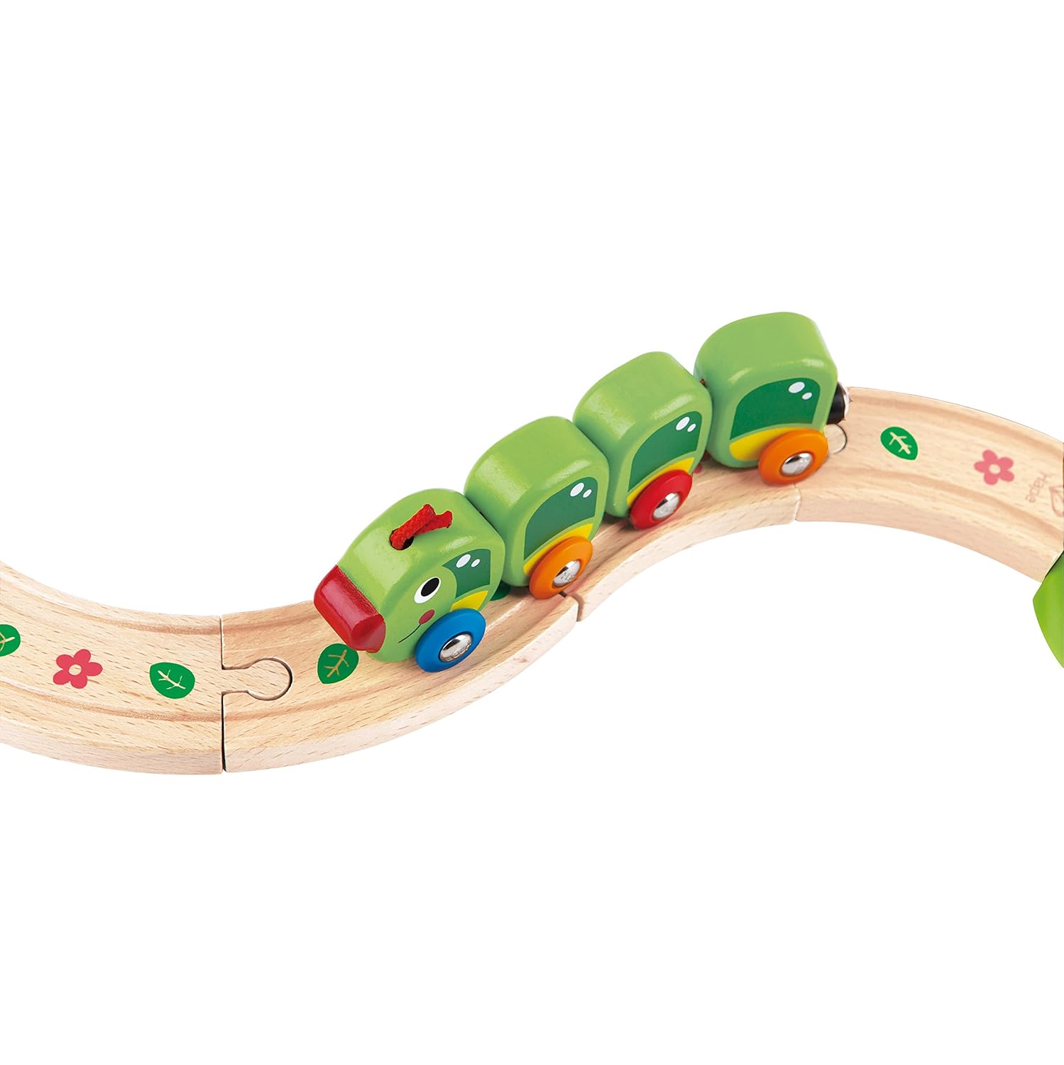 hape caterpillar train set