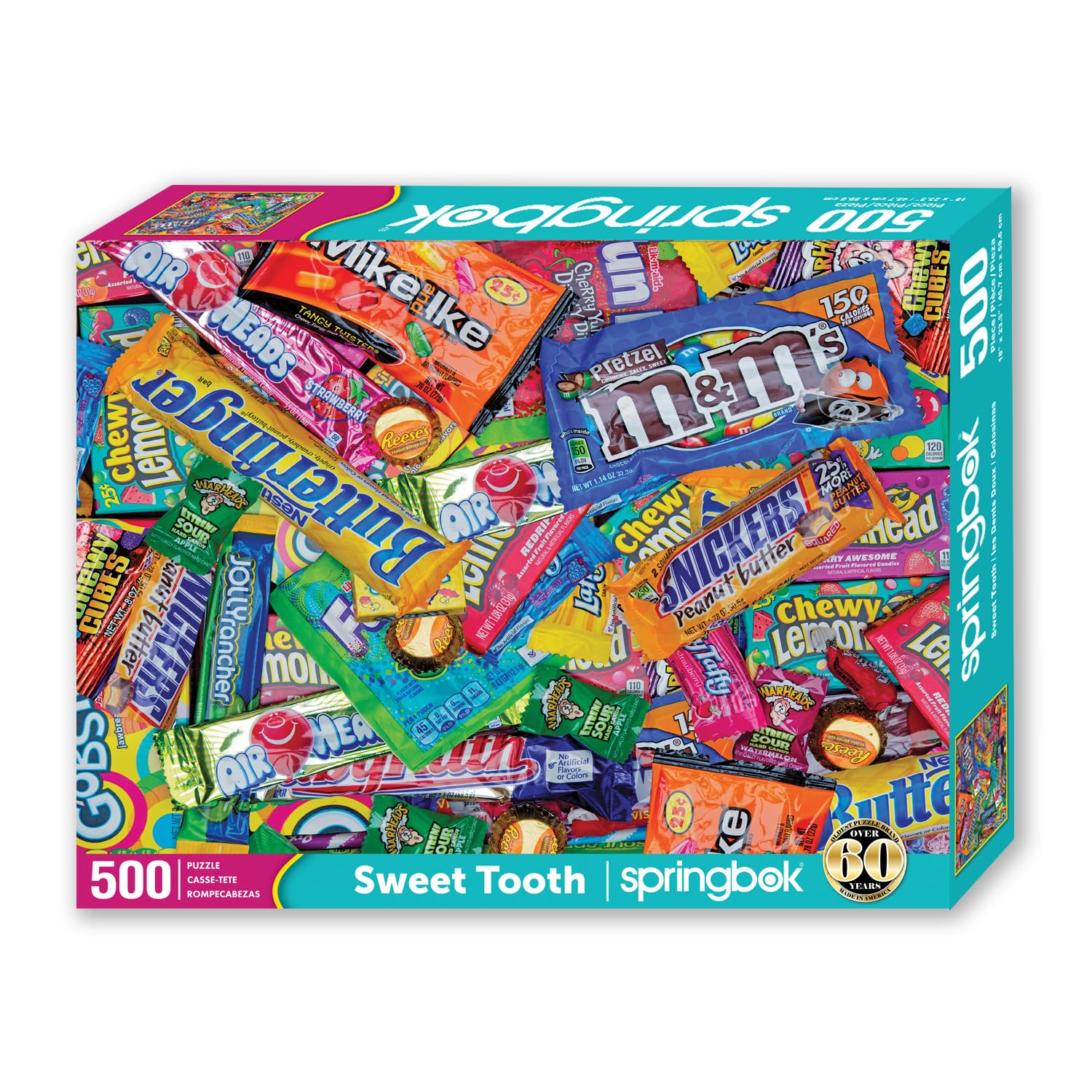 Springbok's 500 Piece Jigsaw Puzzle Sweet Tooth, Multi