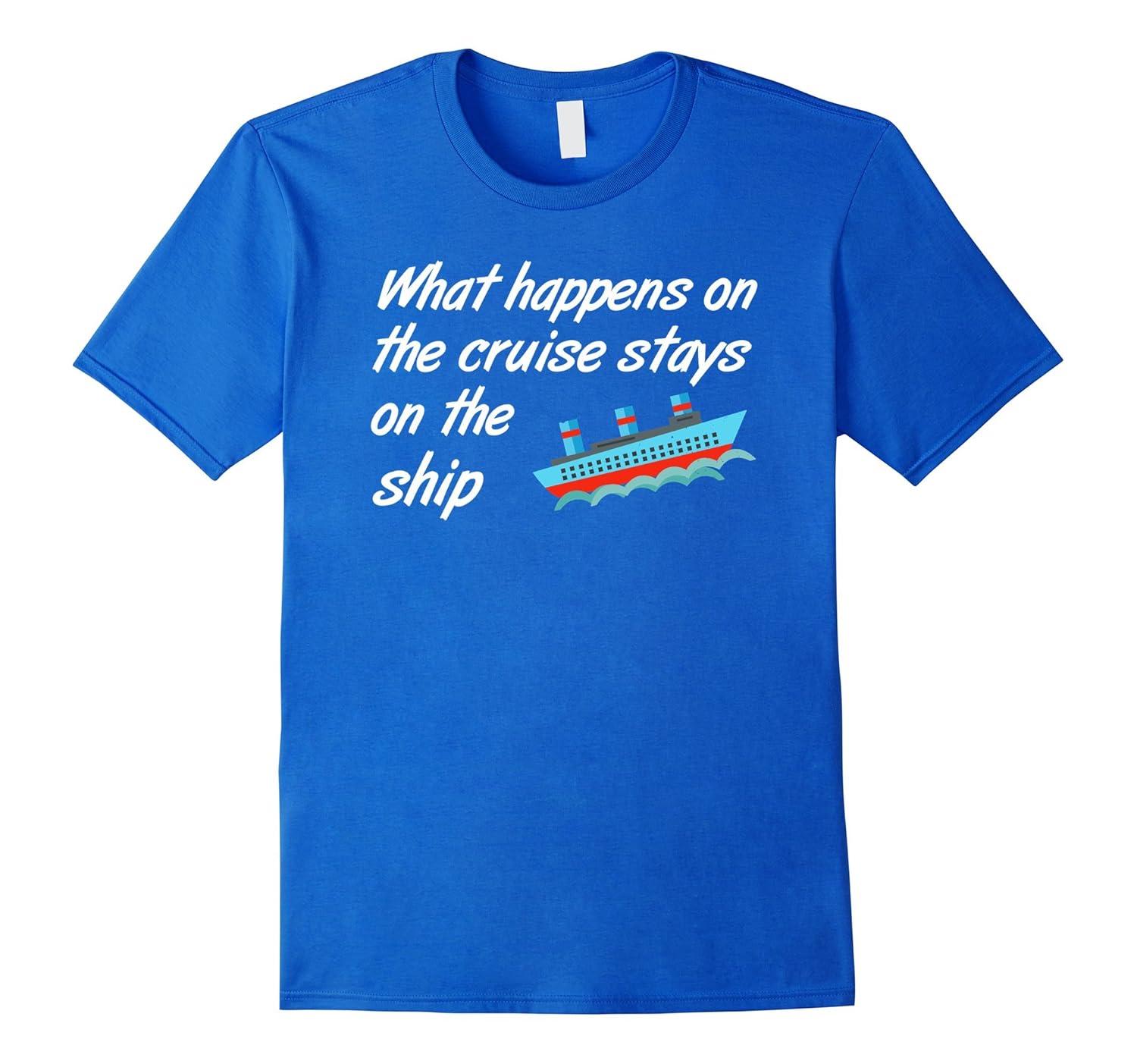 Stays on Ship CRUISE T-shirt for cruise family vacation-ANZ – Anztshirt