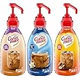 Nestle Coffee mate Liquid Concentrate 1.5 Liter Pump Bottles, 3 Flavors Sweetened Original, French Vanilla & Hazelnut (Pack of 3)