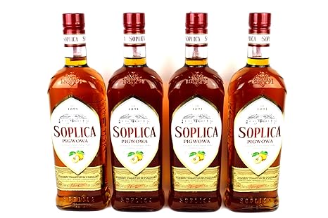 Soplica Pigwowa (Quitta) Likör aus Polen (4 x 0.5 l) 30%