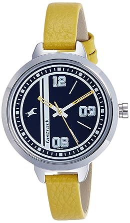 Fastrack Loopholes Analog Silver Dial Women's Watch-6168SL01