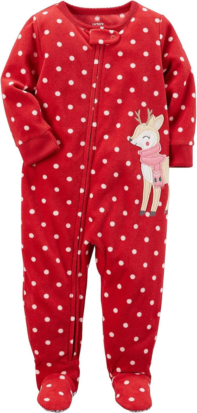 carters fleece christmas pajamas