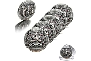Brotherhood of Knights Commemorative Coin, Call On Me Brother Inspirational Challenge Coin, Bound by Honor Forged in Steel Co