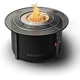 Solo Stove Infinity Flame 42" Propane Fire Pit | Outdoor Gas Fire Pit Table | Smokeless Signature Flame, Stainless Steel, Seats 5&ndash;8 People, 20" High, Propane Powered, Outdoor Fire Pit, Tank Not Included
