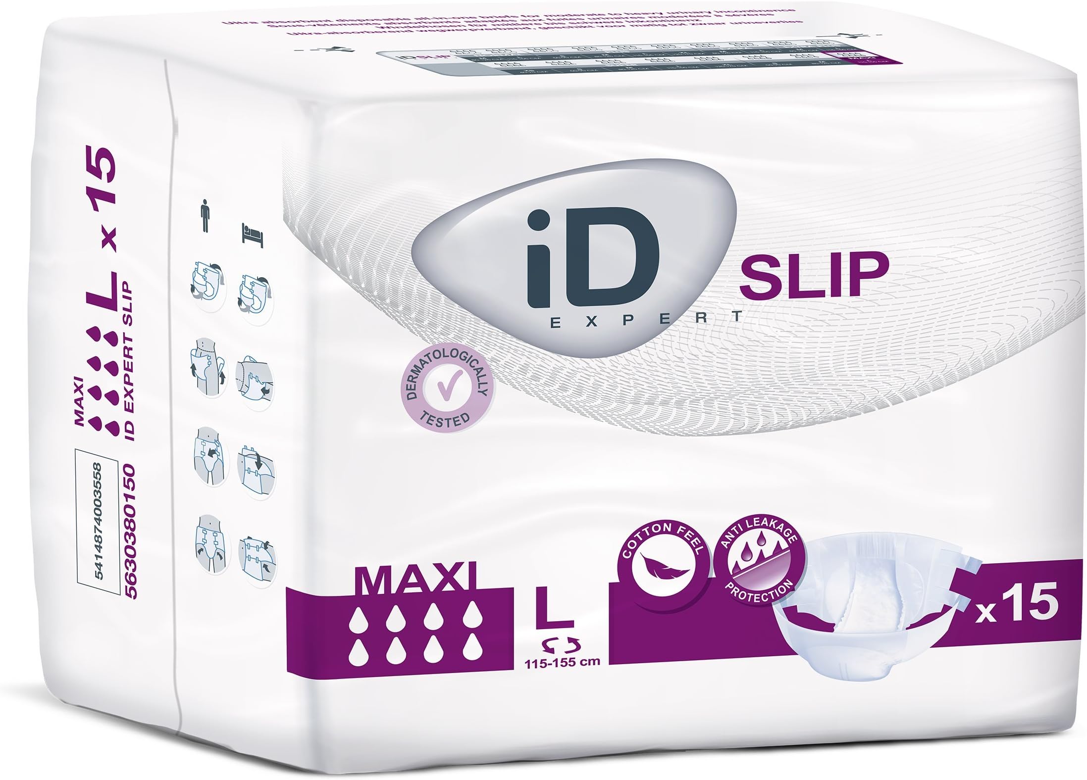 Sorbothane ID Expert Slip Disposable Normal Incontinence Pads