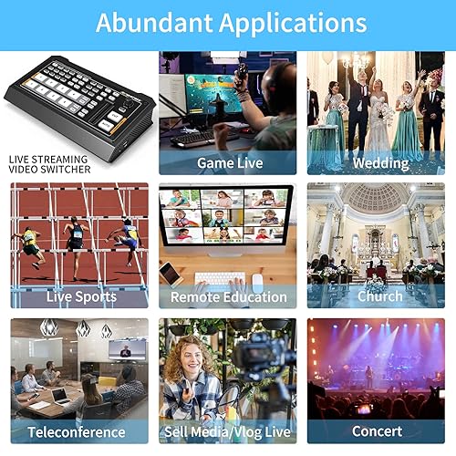 Live Stream Wedding AVMATRIX Live Stream Switcher HVS0402U Micro