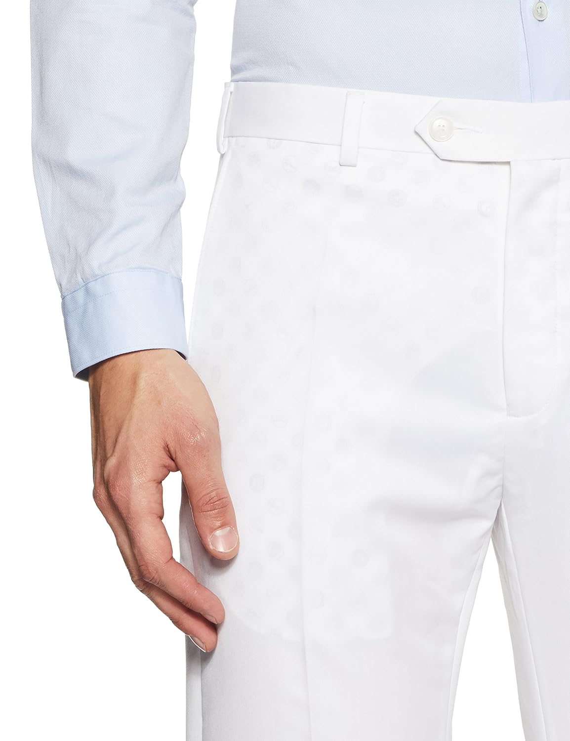 raymond men's relaxed fit formal trousers