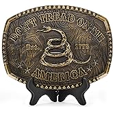 Superkred Western Belt Buckles for Men - American Flag Cowboy Belt Buckle for Men Women, Hebillas Vaqueras Para Hombre