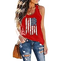 Amazon.com: Akyzic Womens American Flag Shirt Sleeveless USA Amazon.com: Akyzic Womens American Flag Shirt Sleeveless USA