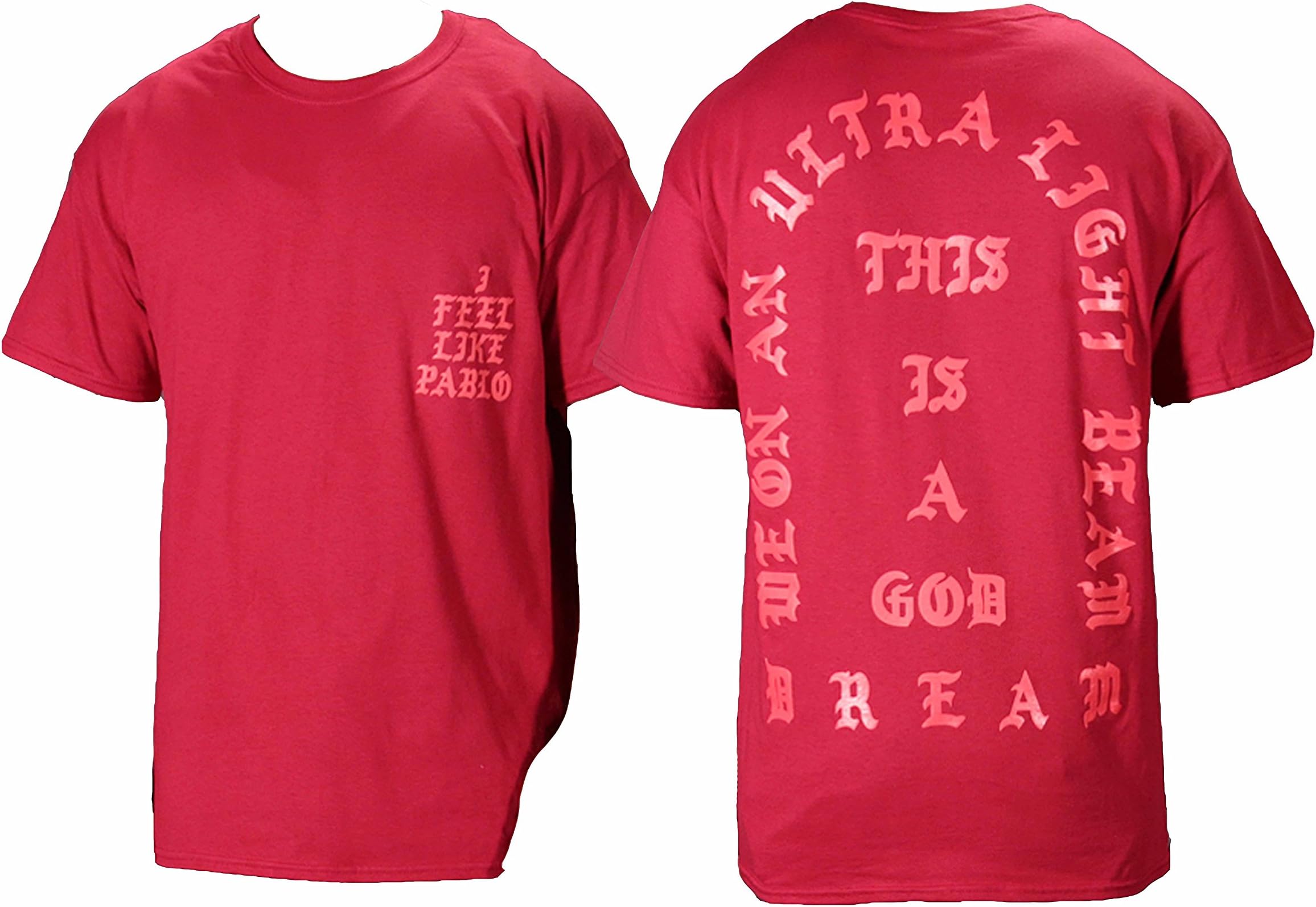 The Life of Pablo I Feel Like Pablo Red Short Sleeve T Shirt (Red)