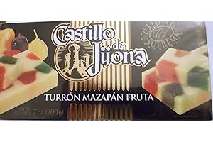 TURRONES JOSÉ GARRIGÓS Turrón Mazapán Fruta Castillo de Jijona 7 OZ (200g)