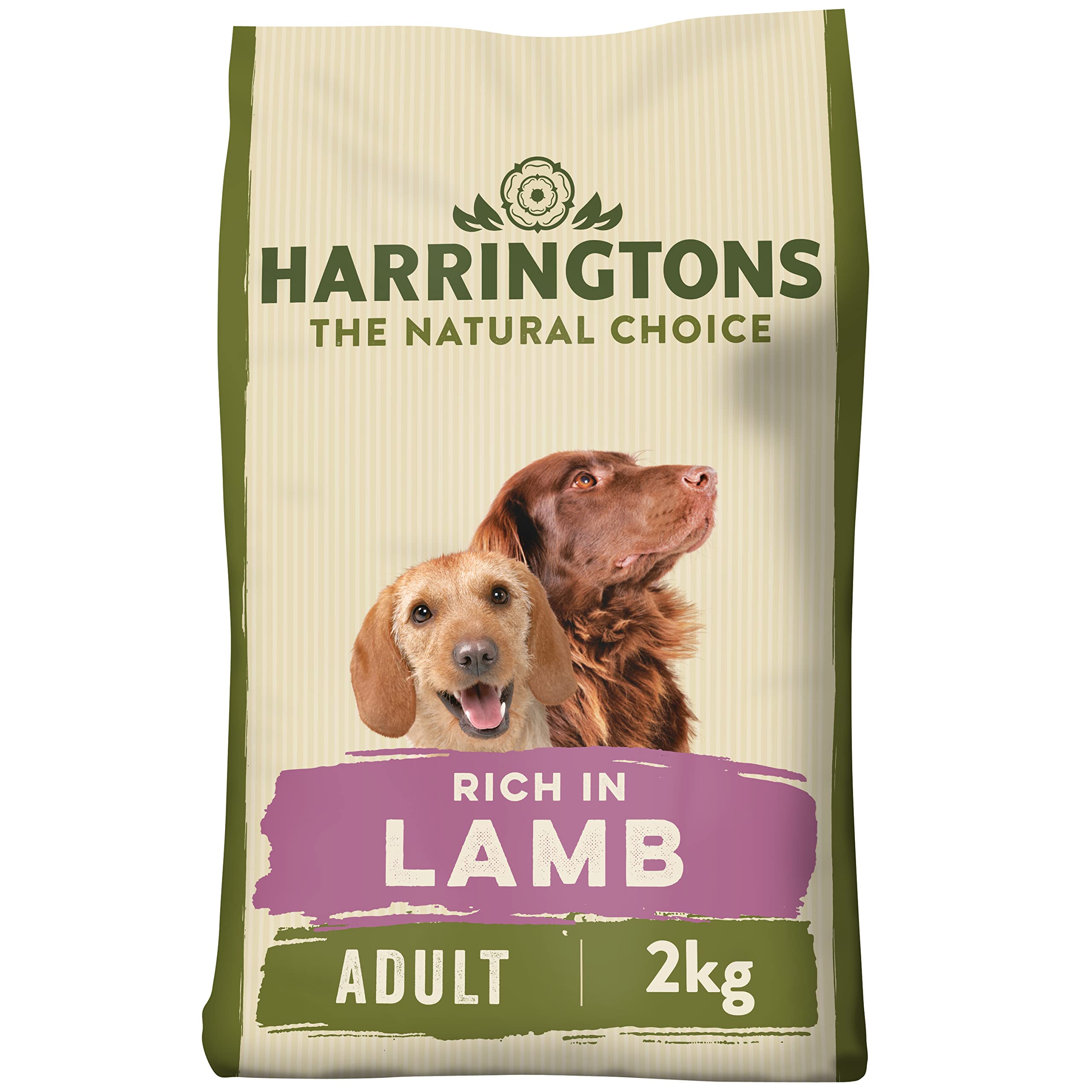 Harringtons Complete Dry Dog Food Lamb & Rice 4x2kg - Made with All Natural Ingredients