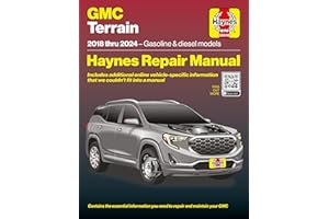 Haynes Compatible for GMC Terrain (2018–2024) Repair Manual: Covers 1.5L LYX, 1.5L LSD, 2.0L LTG Gas & 1.6L LH7 Diesel – Maintenance, Wiring, Troubleshooting & Step-by-Step DIY Repairs
