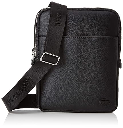 Lacoste Herren Nh2839gl Schultertasche, Schwarz (Black) 3.5x20.5x16 centimeters