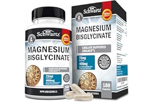 Magnesium Glycinate | Calm Magnesium for Sleep & Relaxation | Muscle, Bone & Joint Support | Maximum Absorption | Mag Bisglyc
