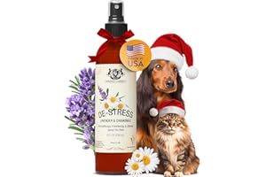 GERRARD LARRIETT AROMATHERAPY PET CARE Dog Perfume Spray Long Lasting Chamomile & Lavender 8 Fl Oz, Dog Cologne Spray Long Lasting for Groomers, Calming Deodorizer Perfume for Dogs, Pet Puppy Deodorizing Fragrance by Gerrard Larriett