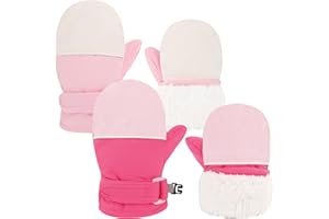 Sea Zaela Baby Toddler Winter Snow Gloves Waterproof Mittens Fleece Lined Infant Baby Boys Girls Winter Warm Gloves 0-4 T