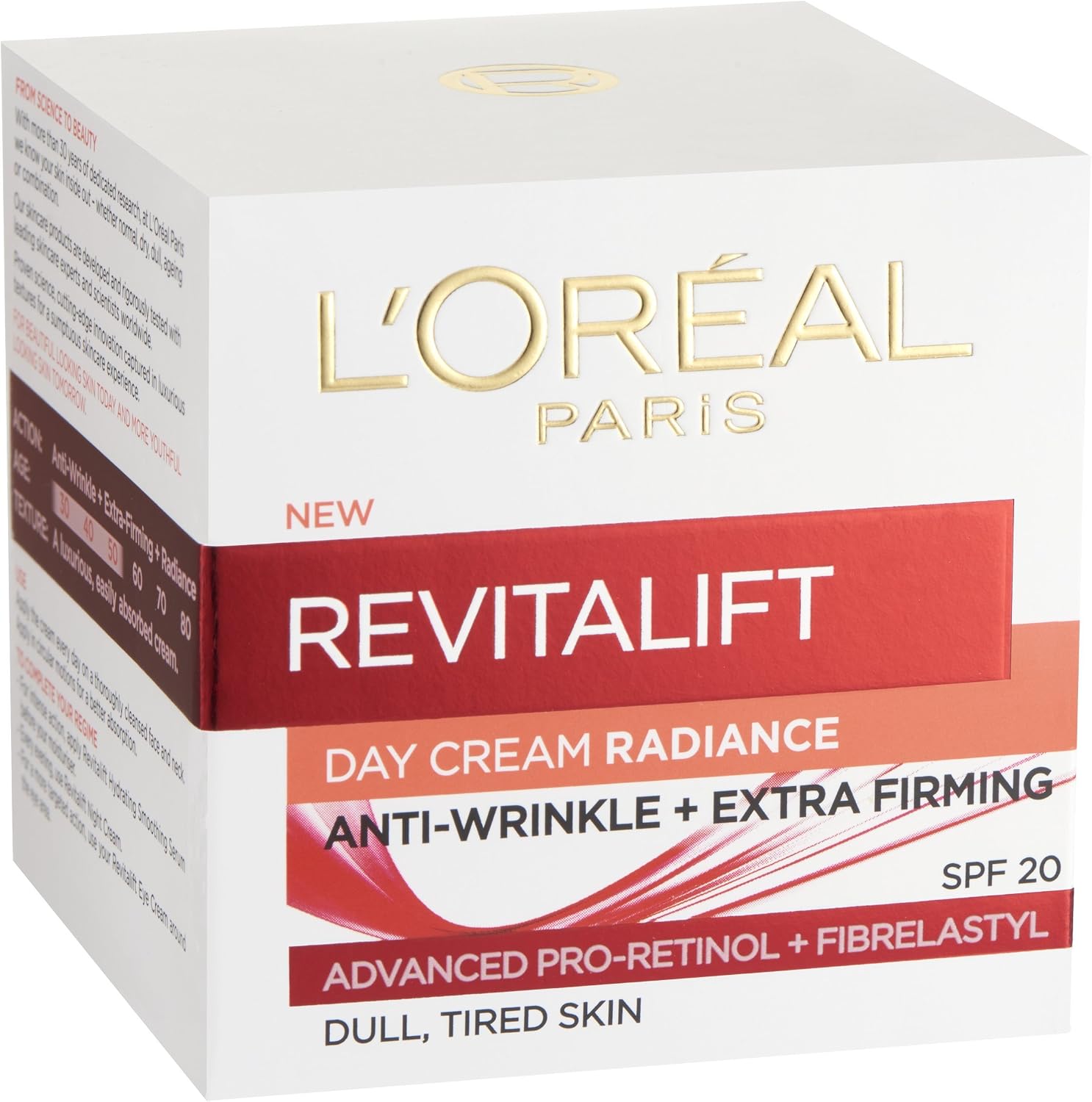 L'Oreal Paris Revitalift Pro Retinol Radiance Cream 50ml, Ivory, 50 ml (Pack of 1) - Image 5