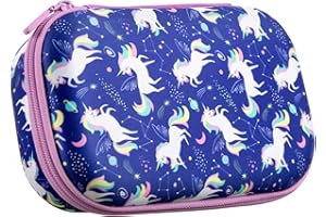 ZIPIT Unicorn Pencil Box for Girls | Pencil Case for School | Organizer Pencil Bag | Large Capacity Pencil Pouch